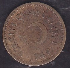 1949 YILI 10 KURUŞ eski para fiyatları