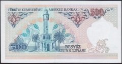 7.Emisyon 2.Tertip 500 Lira D74 108354 Çilaltı Çil
