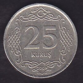 2009 Yılı 25 Kuruş