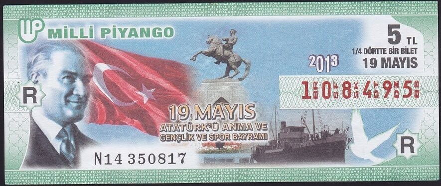 2013 19 Mayıs Çeyrek Bilet - R Serisi