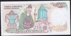 7.Emisyon 2.Tertip 5000 Lira C40 631753 Çilaltı Çil