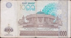 Özbekistan 1000 Cym 2001 Temiz