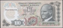 6.Emisyon 2.Tertip 100 Lira H02 023300 Çok Çok Temiz+