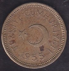 1955 YILI 10 KURUŞ eski para mezat