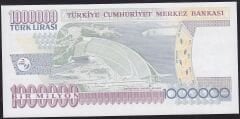 7.Emisyon 3.Tertip 1.000.000 Lira T38 546444 Çil