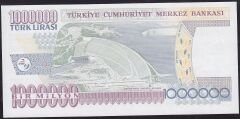 7.Emisyon 3.Tertip 1000000 Lira T38 546444 Çil