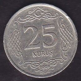2009 Yılı 25 Kuruş