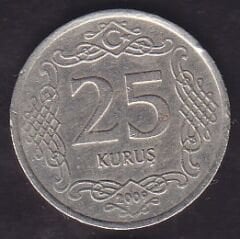 2009 Yılı 25 Kuruş