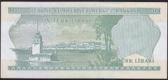 6.Emisyon 2.Tertip 10 Lira J75 342432 Çilaltı