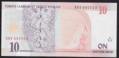 8.EMİSYON 10 YTL A67 097723 ÇİLALTI