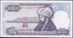 7.Emisyon 1.Tertip 1000 Lira E25 226209 Çil