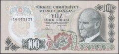 6.EMİSYON 3.TERTİP 100 LİRA J16 512727 ÇİL