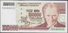 7.EMİSYON 3.TERTİP 100000 LİRA I02 830222 ÇİL