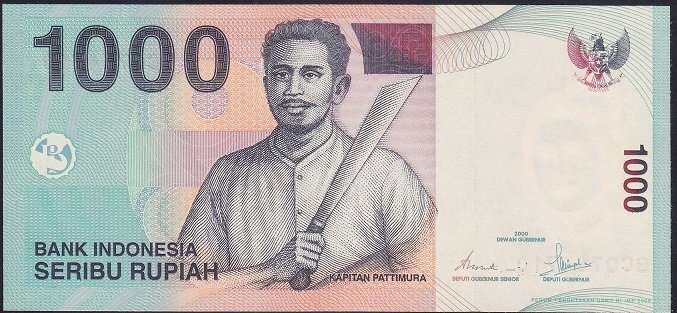 ENDONEZYA 1000 RUPİ 2000 / 2008 ÇİL