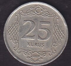 2009 Yılı 25 Kuruş