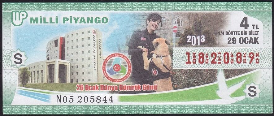 2013 29 Ocak Çeyrek Bilet - S Serisi
