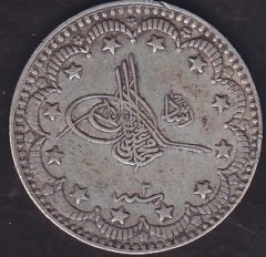 1327 / 2 Reşat 5 Kuruş Gümüş