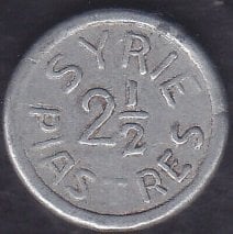 Suriye 2.5 Piastre 1941