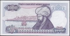 7.Emisyon 1.Tertip 1000 Lira E22 046511 Çil