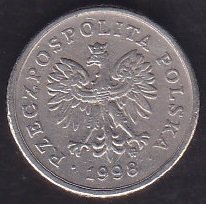 POLONYA 10 GROSZY 1998