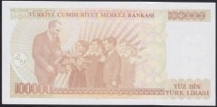 7.Emisyon 3.Tertip 100000 Lira I01 062458 Çilaltı Çil