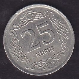 2010 Yılı 25 Kuruş