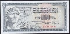 Yugoslavya 1000 Dinar 1981 Çil ( 555 )