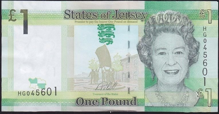 Jersey 1 Pound 2018 Çilaltı Çil ( Baskı izleri var )