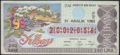 1982 31 ARALIK ÇEYREK BİLET - Ç SERİSİ