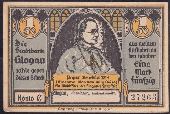 ALMANYA 1.5 MARK NOTGELD 1922 ÇİLALTI ÇİL