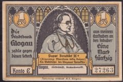 ALMANYA 1.5 MARK NOTGELD 1922 ÇİLALTI ÇİL