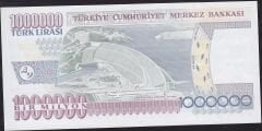 7.Emisyon 3.Tertip 1.000.000 Lira T02 093444 Çil