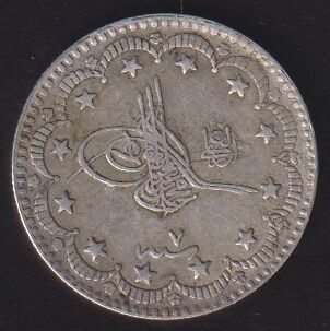 1327 / 4 Reşat Elgazi 5 Kuruş Gümüş