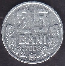 MOLDOVA 25 BANİ 2008