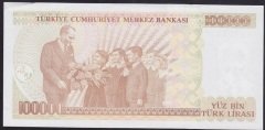7.EMİSYON 3.TERTİP 100000 LİRA H62 238297 ÇİLALTI