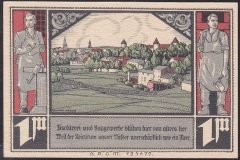 ALMANYA 1 MARK NOTGELD 1920 ÇİL