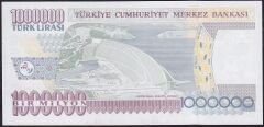 7.Emisyon 3.Tertip 1000000 Lira S89 005862 Çilaltı Çil
