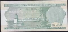6.Emisyon 2.Tertip 10 Lira J68 323650 Çok Çok Temiz