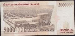 7.Emisyon 5 000 000 Lira D79 735878 Çok Temiz