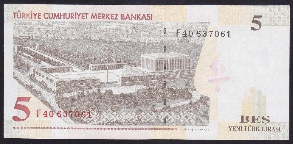 8.EMİSYON 5 YTL F40 637061 ÇİL