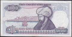 7.Emisyon 1.Tertip 1000 Lira E10 357994 Çilaltı ( Tedavül katı yoktur )