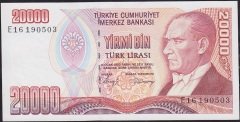 7.Emisyon 1.Tertip 20000 Lira E16 190503 Çilaltı Çil