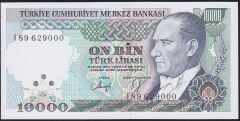 7.Emisyon 4.Tertip 10000 Lira I89 629000 Çilaltı Çil