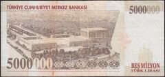 7.Emisyon 5 000 000 Lira D78 190106 Çok Temiz