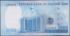 Nijerya 1000 Naira 2023 Çil