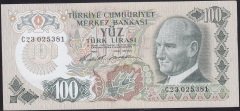 6.EMİSYON 1.TERTİP 100 LİRA C23 025381 ÇÇT ÇİLALTI
