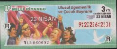 2008 23 Nisan Çeyrek Bilet R Serisi