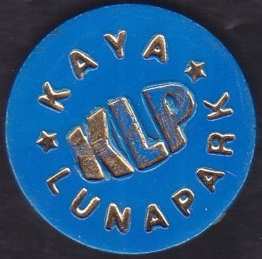 Kaya Lunapark Jetonu Mavi