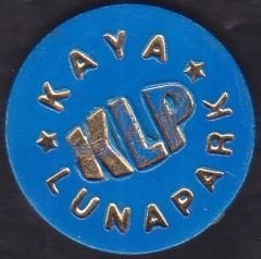 Kaya Lunapark Jetonu Mavi