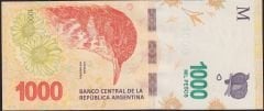 Arjantin 1000 Pesos 2017 Çil Pick 366d